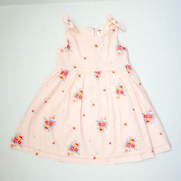 OshKosh B’gosh light pink floral dress (3T) - Picture 6 of 10